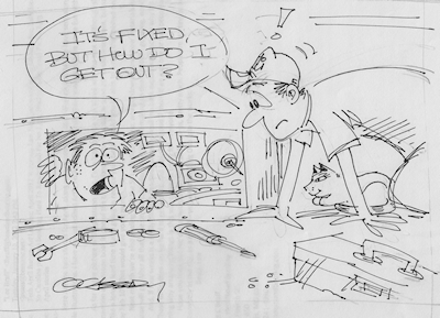 Rough Sketch by Jack Cassaday
